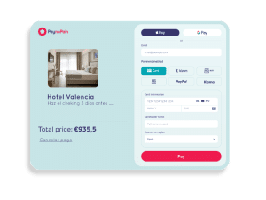 hotel booking checkout in Valencia